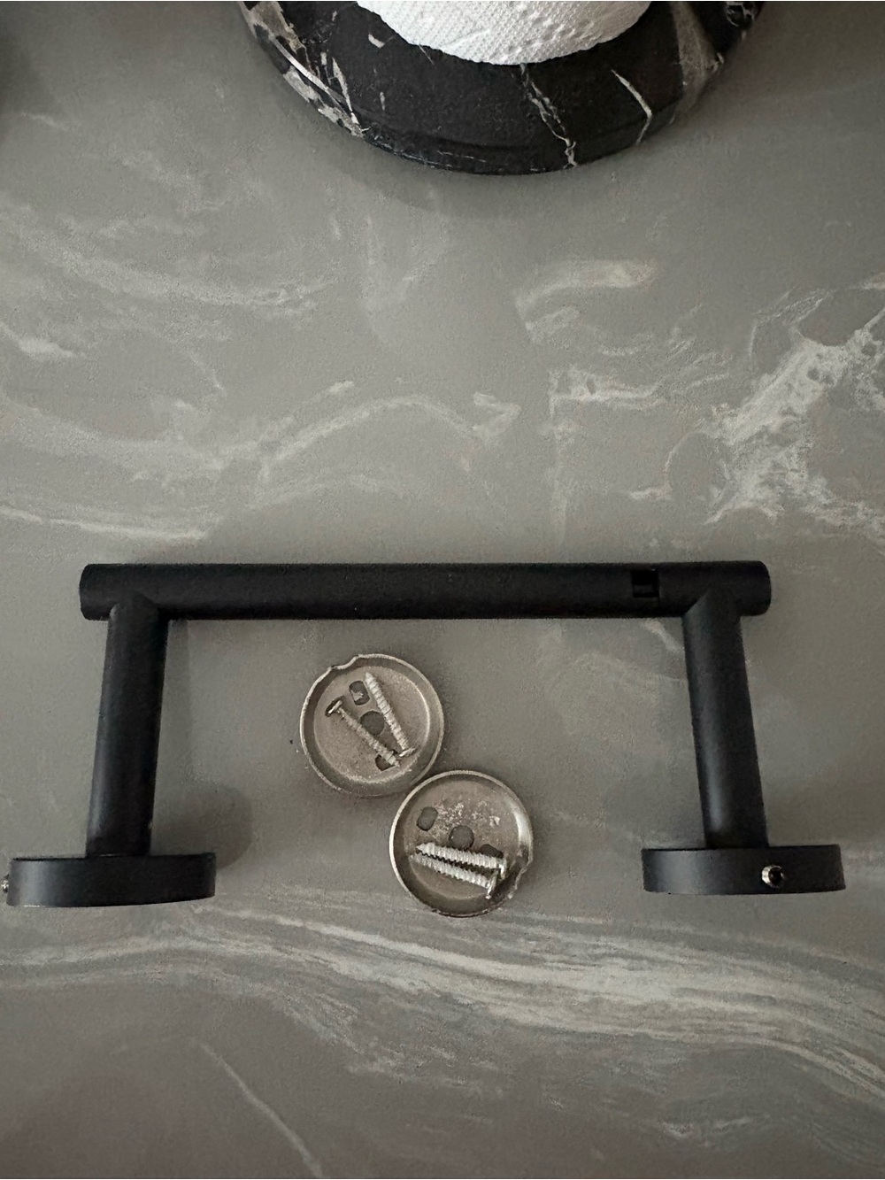 5/$25 Black Modern toilet paper holder
